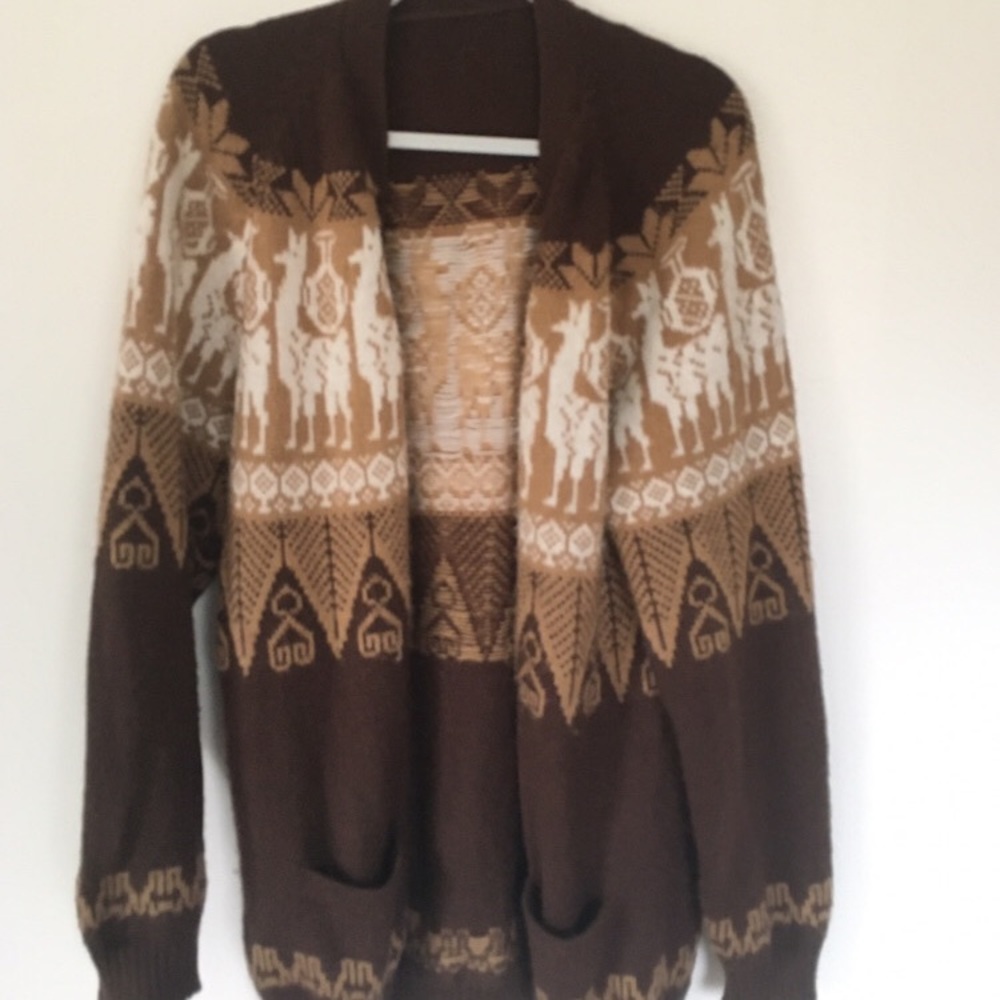 (I believe) handmade neutral sweater